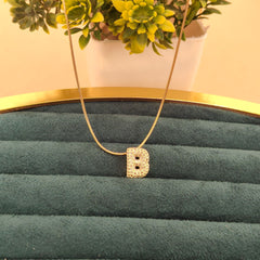 Initial Pendant Necklace for Women & Girls