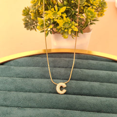 Initial Pendant Necklace for Women & Girls