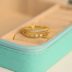 18K Gold Plated No-Fade Adjustable Ring