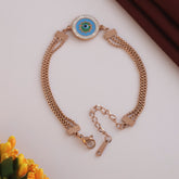 Blue eye chain bracelet