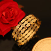 Golden Lattice Bracelet