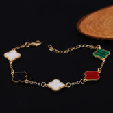 ColorBloom Clover Bracelet
