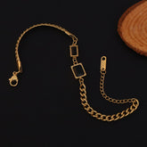 Regal Noir Link Bracelet