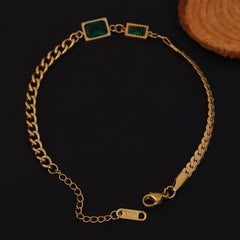 Regal Noir Link Bracelet