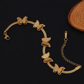 Golden Butterfly Elegance Bracelet