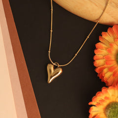 Golden Heart Neckless