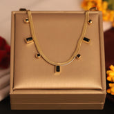 Geometric Noir Necklace