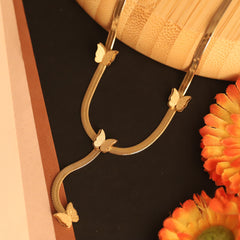 Butterfly Cascade Y-Necklace