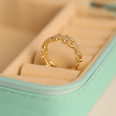 Luxe Link Ring| Adjustable