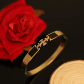Regal Enigma Black & Gold Bracelet