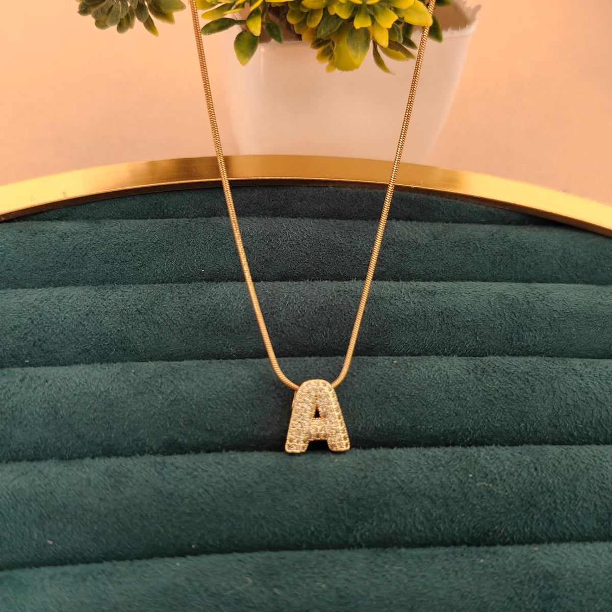 Initial Pendant Necklace for Women & Girls