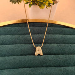 Initial Pendant Necklace for Women & Girls