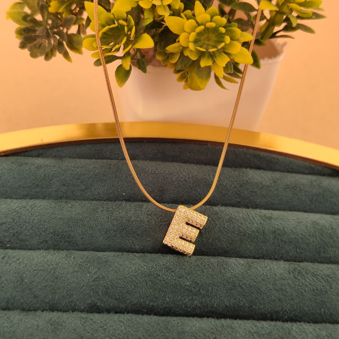Initial Pendant Necklace for Women & Girls