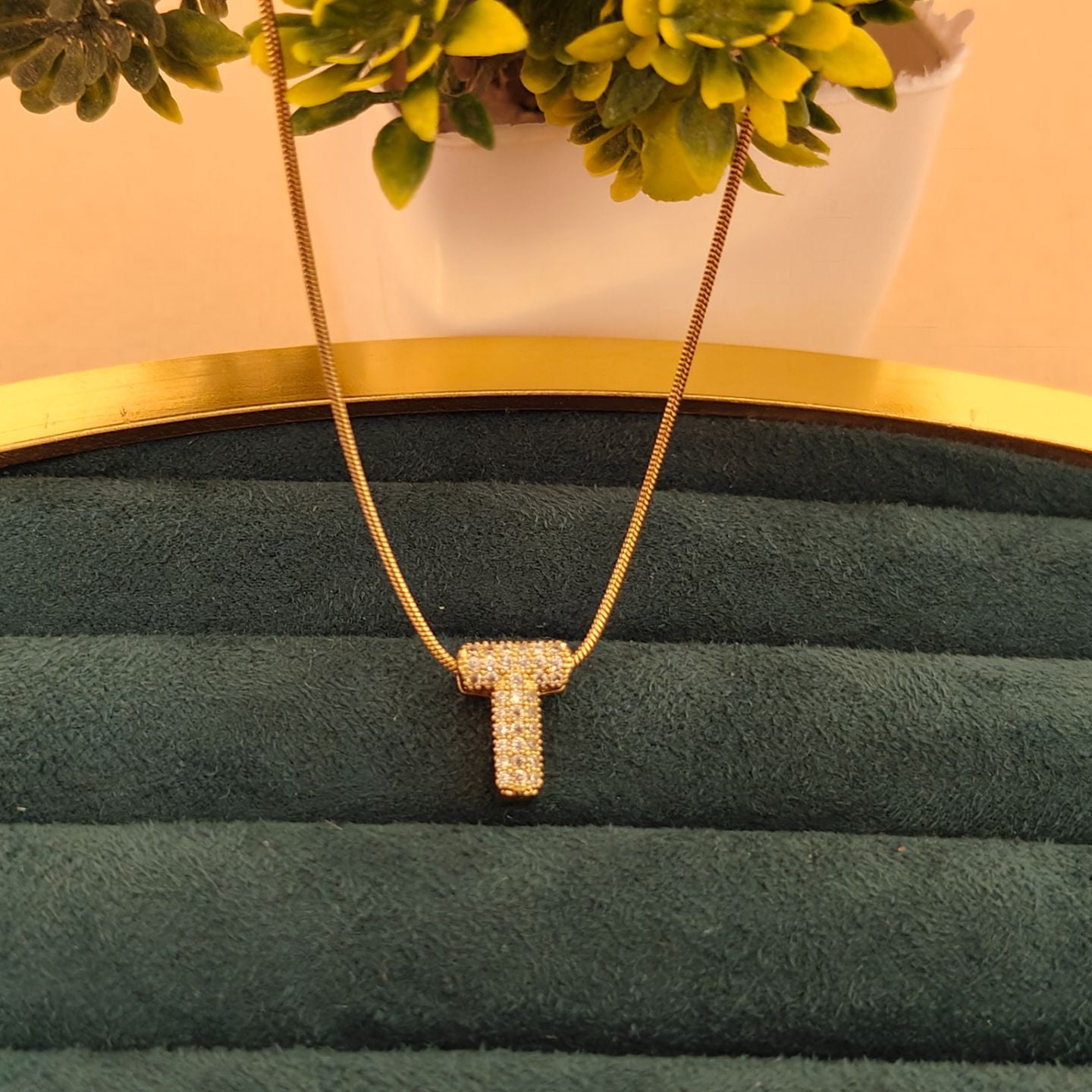 Initial Pendant Necklace for Women & Girls