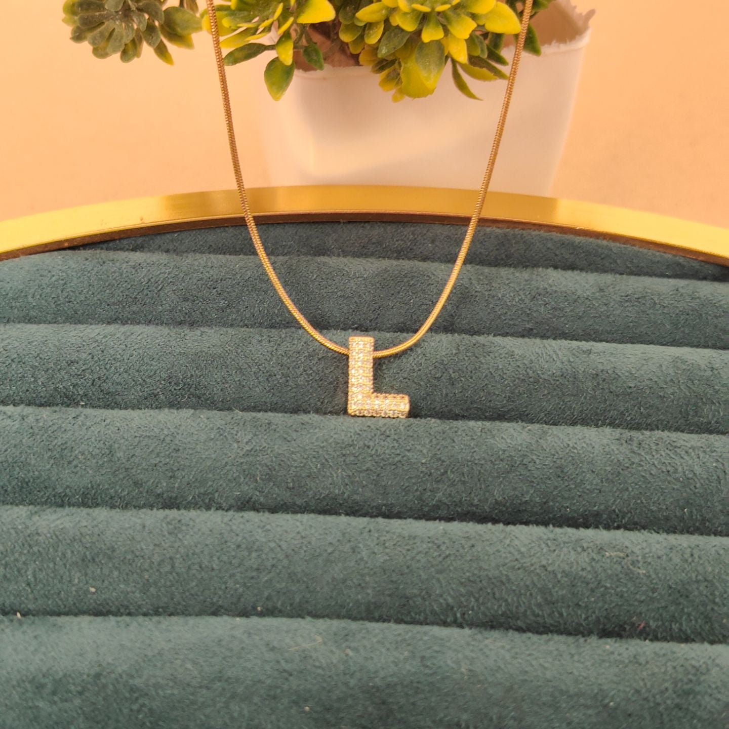 Initial Pendant Necklace for Women & Girls