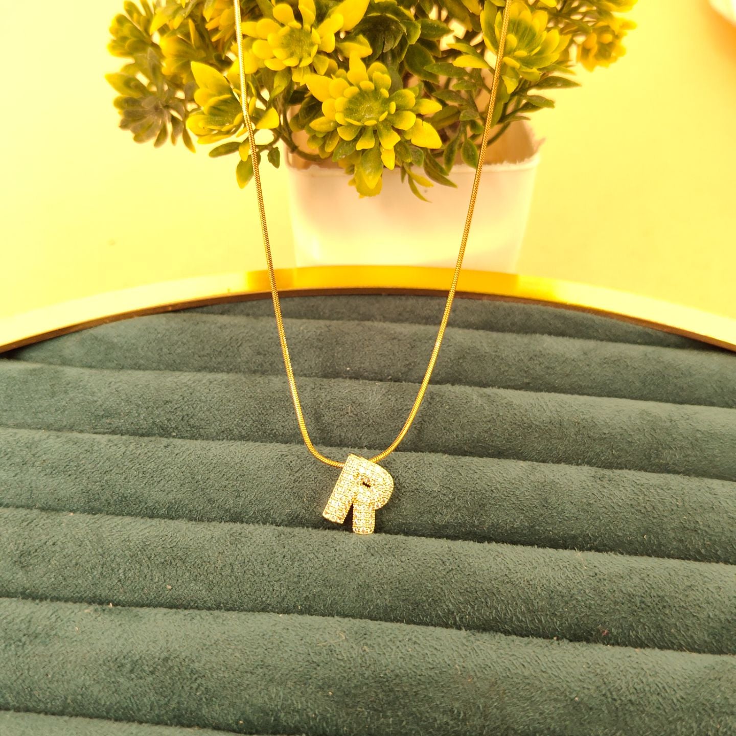 Initial Pendant Necklace for Women & Girls