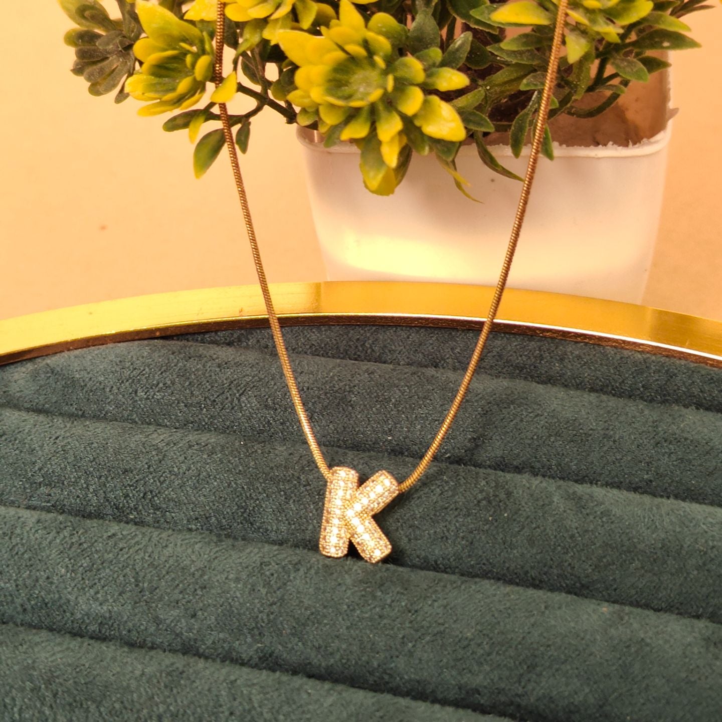 Initial Pendant Necklace for Women & Girls