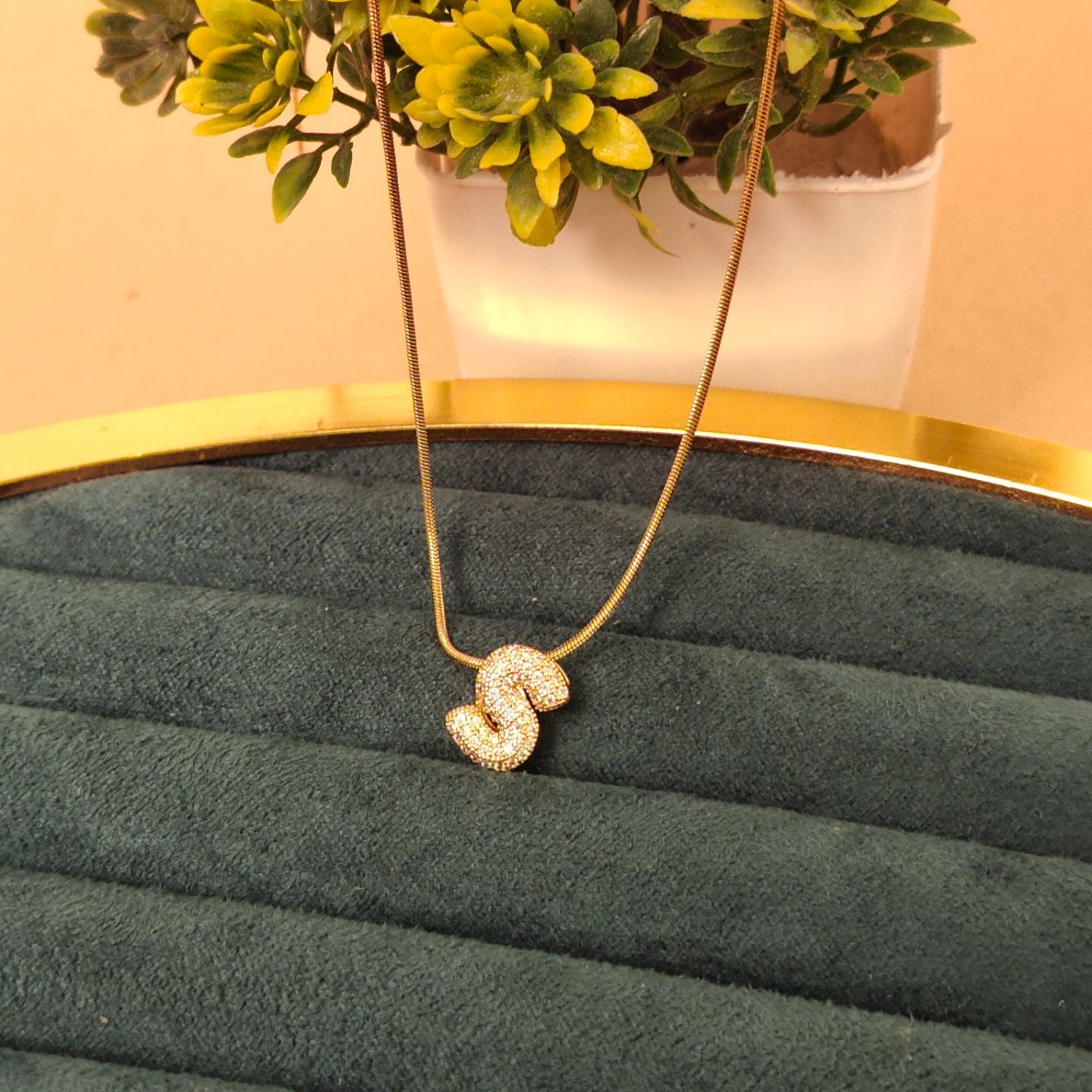 Initial Pendant Necklace for Women & Girls