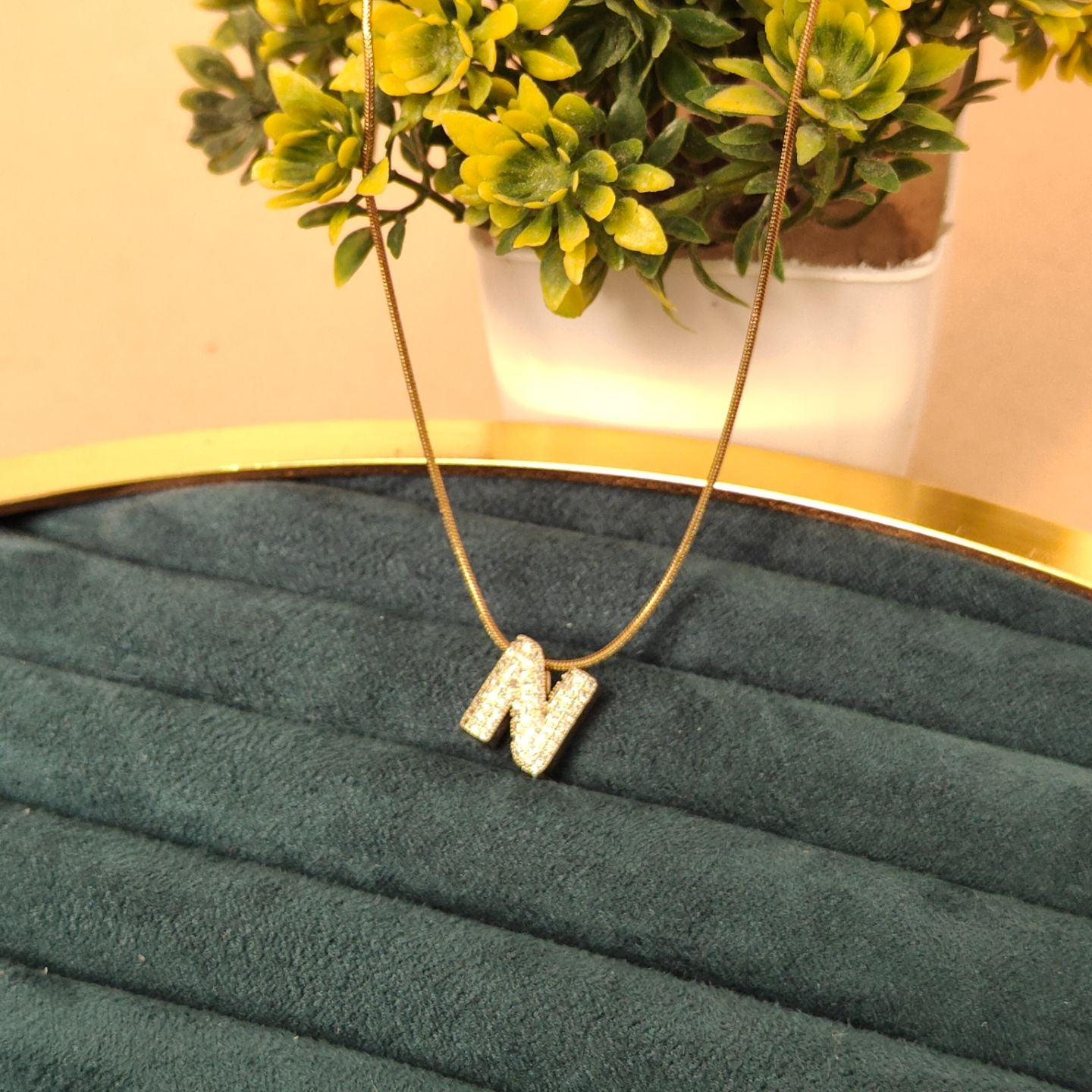 Initial Pendant Necklace for Women & Girls