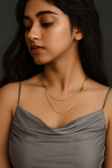 Golden Grace Dual-Layer Necklace