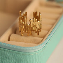 Molten Gold Ring