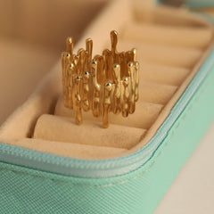 Molten Gold Ring