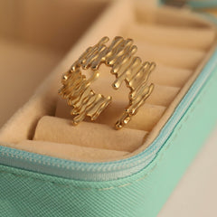 Molten Gold Ring