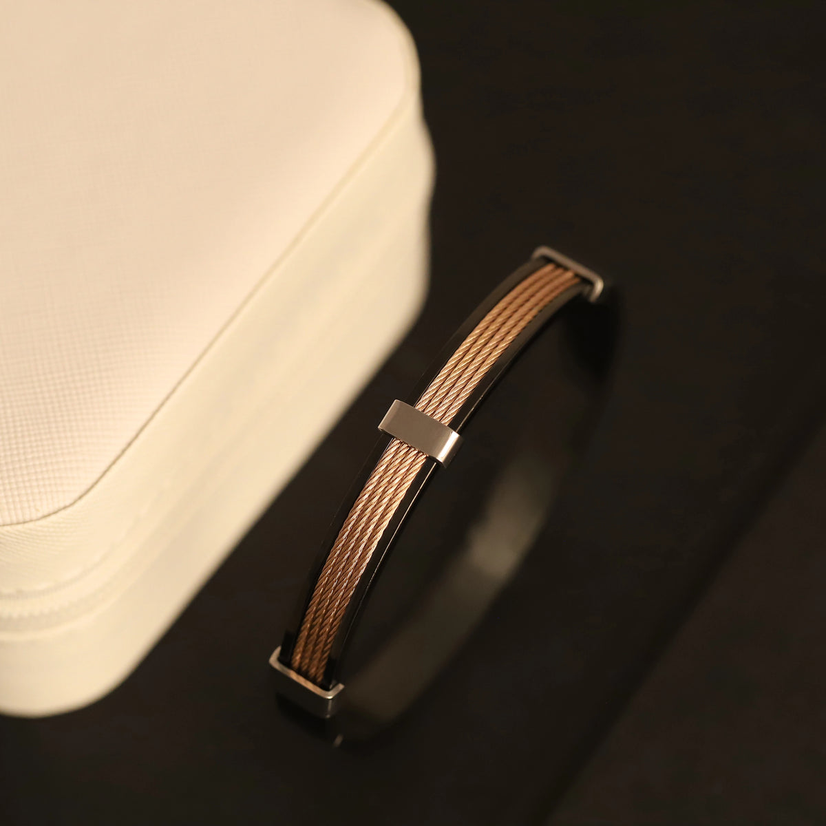 BronzeCore Duo Cable Bracelet
