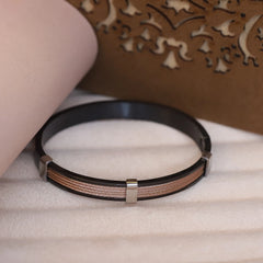 BronzeCore Duo Cable Bracelet