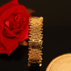 Royal Radiance Gold-Tone Bracelet