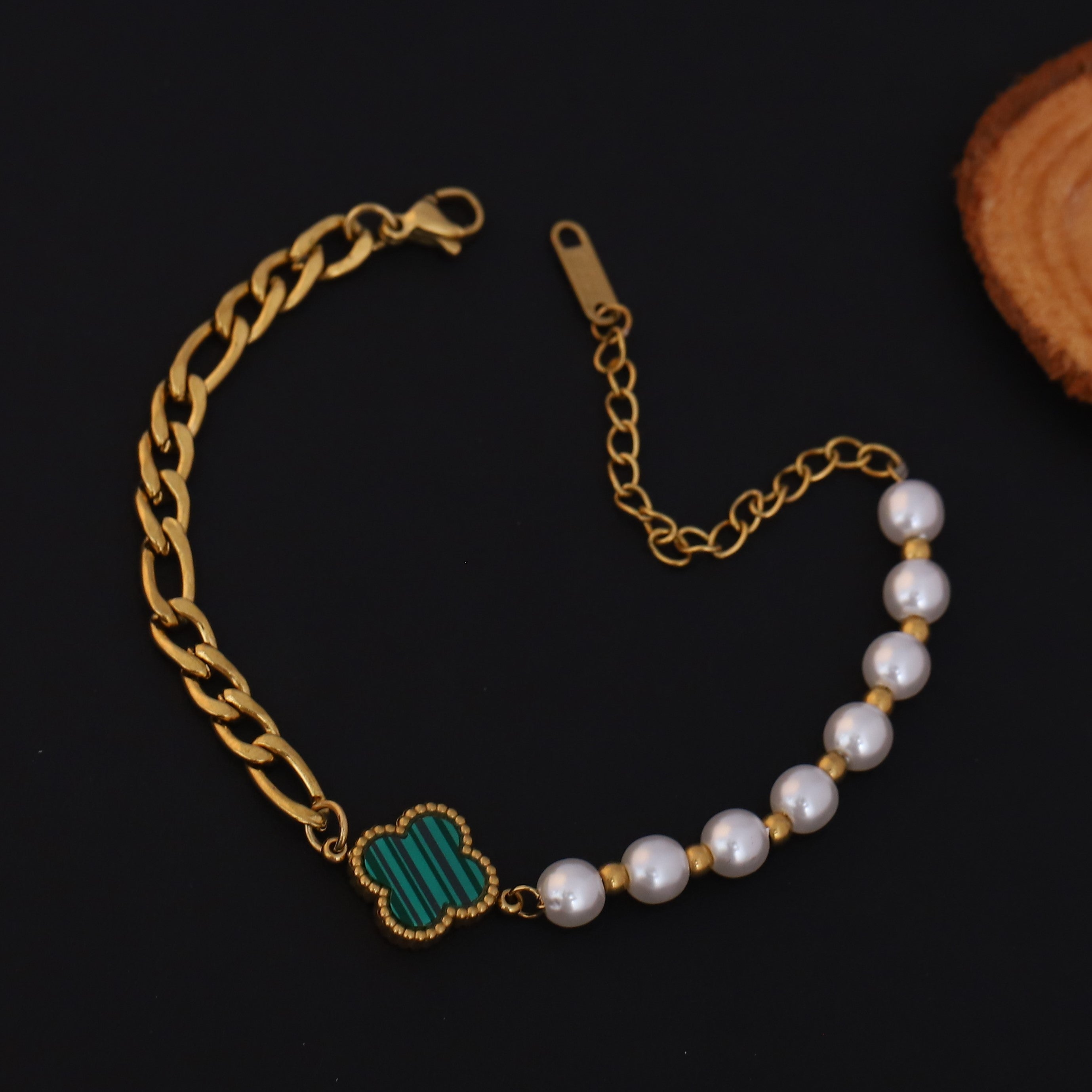 PearlClover Charm Bracelet