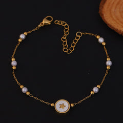 Celestia Pearl Star Bracelet