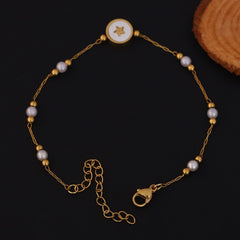 Celestia Pearl Star Bracelet