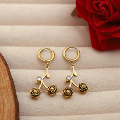 Golden Rosette Drop