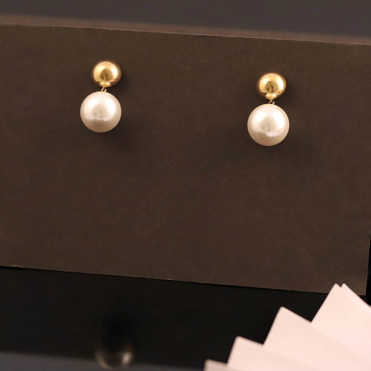 Classic Pearl Drop Earrings