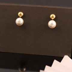 Classic Pearl Drop Earrings