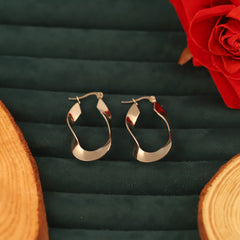 Silver Sway Hoops