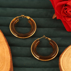 Amber Tide Hoops