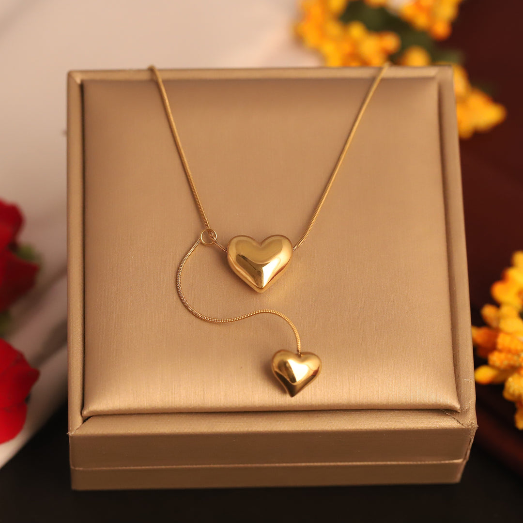 Twin Hearts Pendant