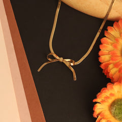 Golden Ribbon Charm