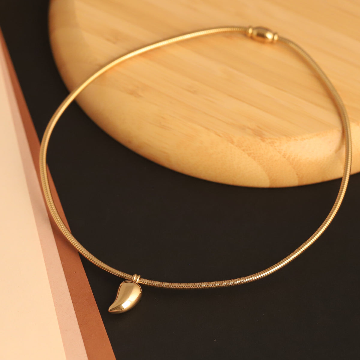Golden Essence Pendant Necklace