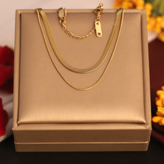 Golden Grace Dual-Layer Necklace