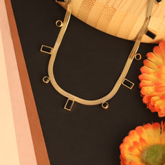 Geometric Noir Necklace