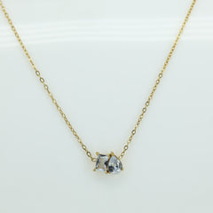 Dual Elegance Stainless Steel Pendant