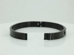 Steel & Black Dual Tone Bracelet