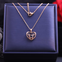 LunaHeart Minimal Necklace