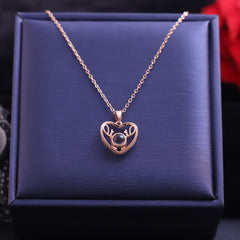 LunaHeart Minimal Necklace