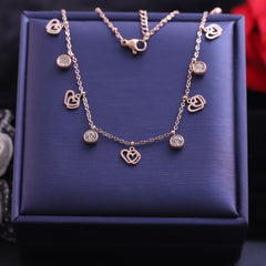 Radiant Heart Charm Necklace