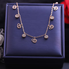 Radiant Heart Charm Necklace