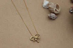 Golden Belle Bow Pendant